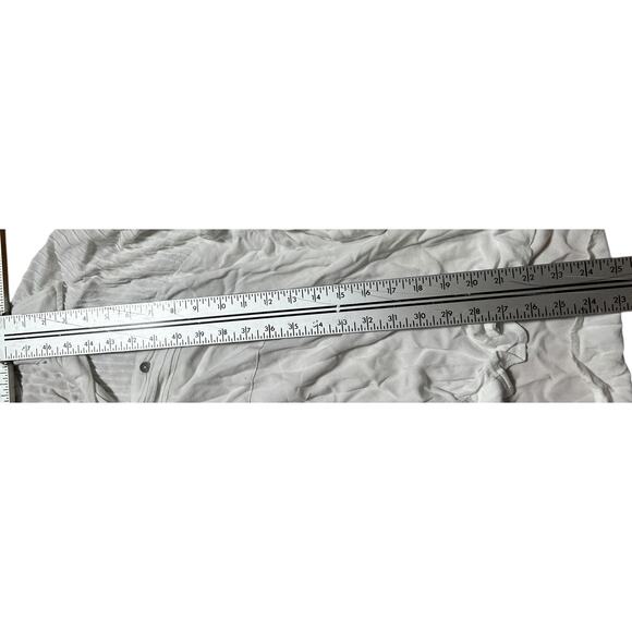 Vici Women's Shirt Wide Long Sleeve White Button Up Top Size Medium M - Picture 5 of 5